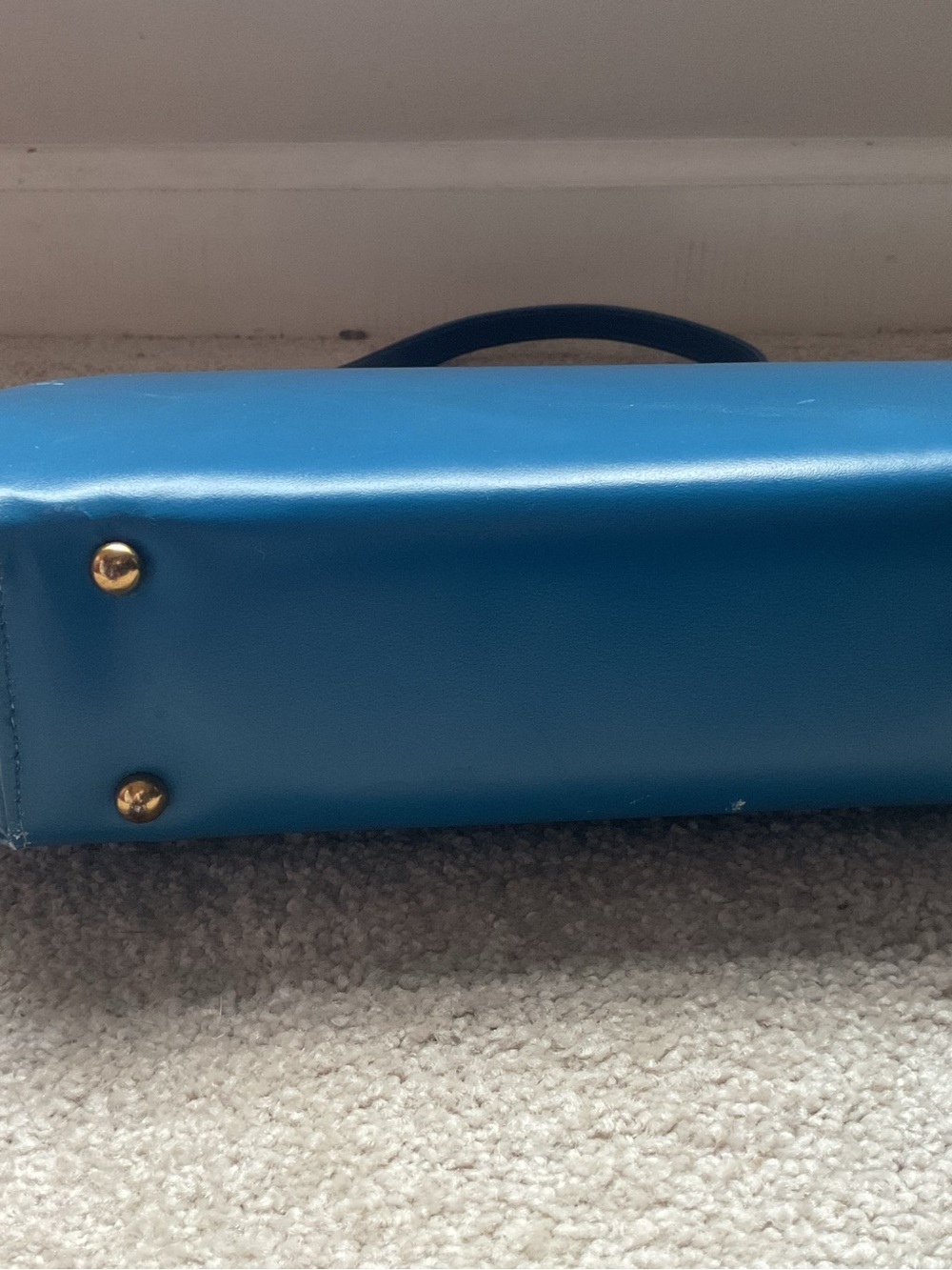 Vintage blue and green leather purse Life Stride Brand - Picture 8 of 9